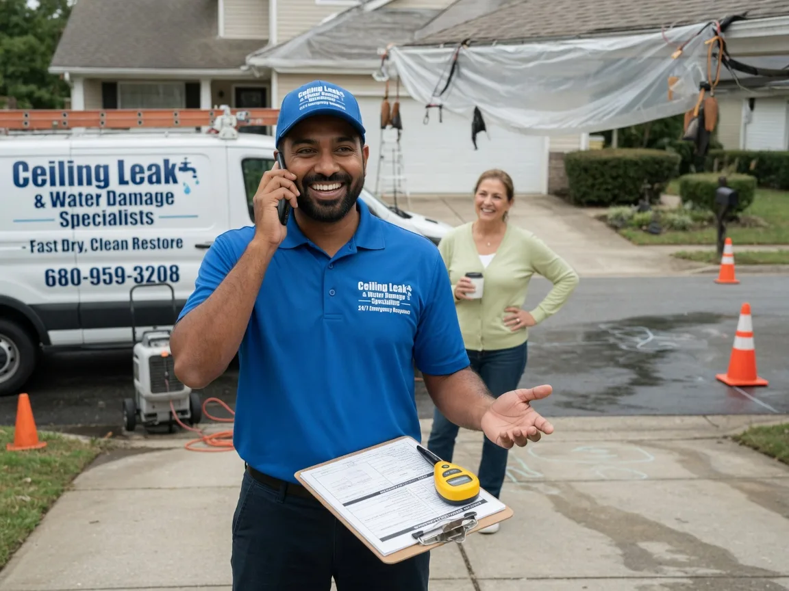 Ceiling Leak Cleanup Holcombe, WI FAQs